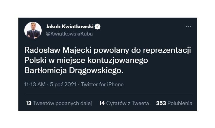 TEN BRAMKARZ został powołany za Drągowskiego do kadry!